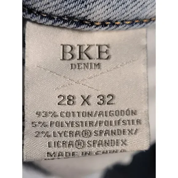 BKE Women's Stella Slim Fit Low-Rise Flare Stretch Jeans Tag 28x32 Actual 28x31 - Picture 8 of 12